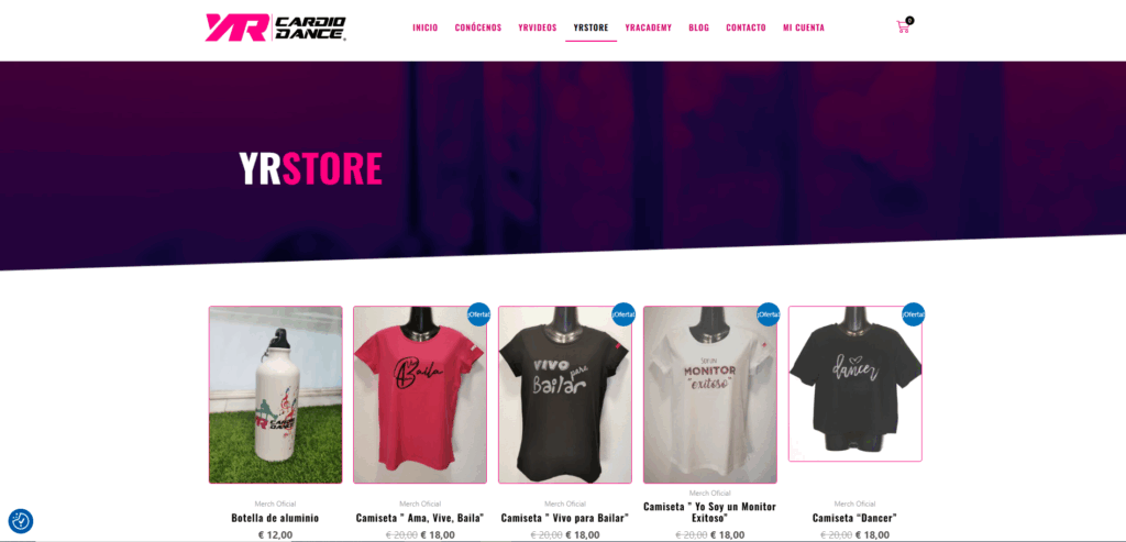 ropa deportiva cardio dance